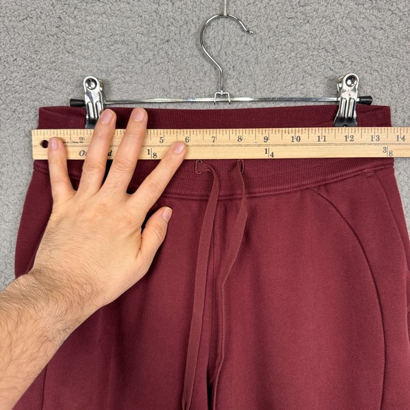 Lululemon Pants Womens 4 Burgundy Scuba High‎ Rise Joggers Lounge Running Yoga - Picture 6 of 11